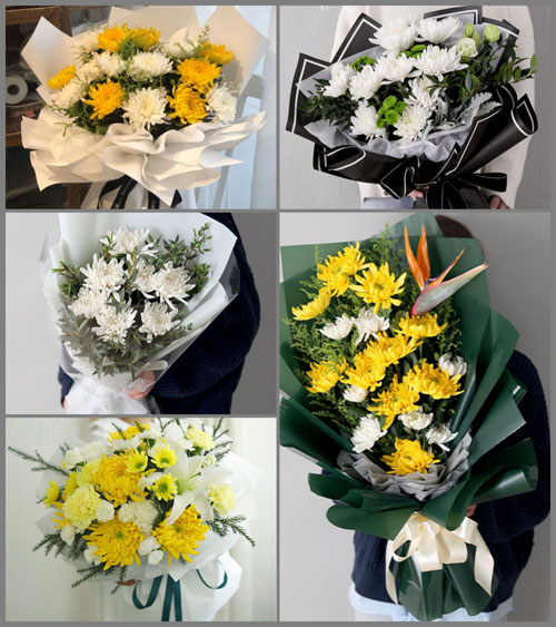 湖北襄阳市老河口市张集镇余刘村白事花束代送